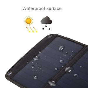 2 Panels Waterproof Foldable Solar Power Charger