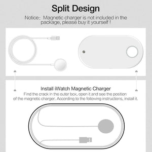 3 in 1 Wireless Charger Station - White
