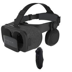 3D Stereo Glasses for Mobile Phone - Black / with Gamepad