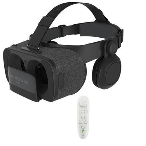 3D Stereo Glasses for Mobile Phone - Black / with White 