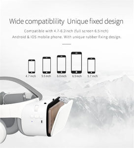 3D Virtual Reality Glasses with Bluetooth Headset