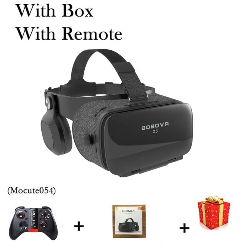 3D Virtual Reality Glasses for Phones - Black / With Box 054