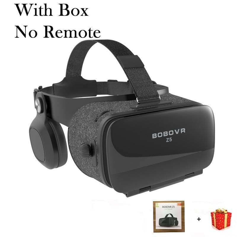 3D Virtual Reality Glasses for Phones - Black / With Box No 