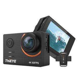 4K Ultra HD Action Camera with Gyro Stabilizer - Black / 