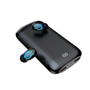 Active Noice Cancellation Stereo Earphones - Black / Metal