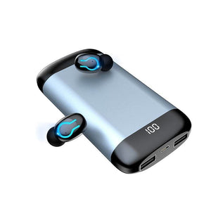 Active Noice Cancellation Stereo Earphones - Gray / Metal
