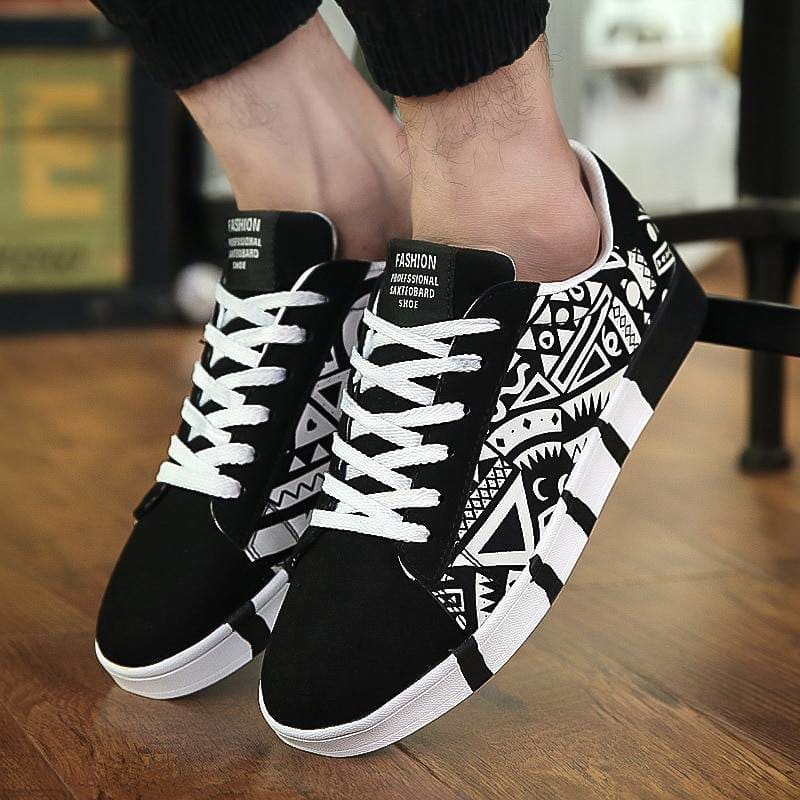 New Arrival Flat Sneakers Shoes for Men - Blue / 38