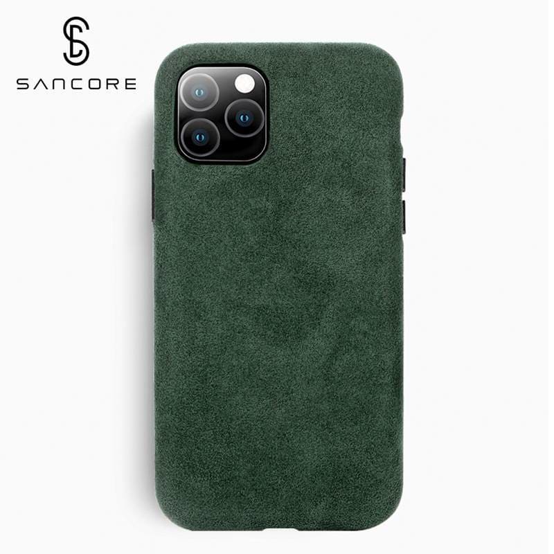 Artificial Leather Full-Protection Business Phone Case - 