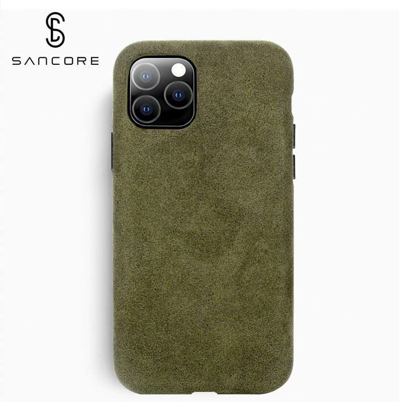 Artificial Leather Full-Protection Business Phone Case - 