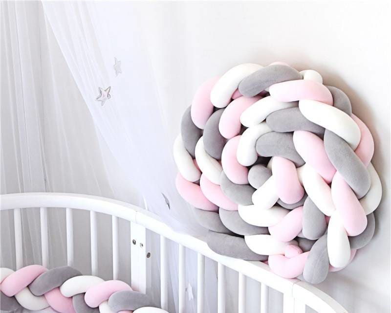 Baby’s Braided Crib Bumpers