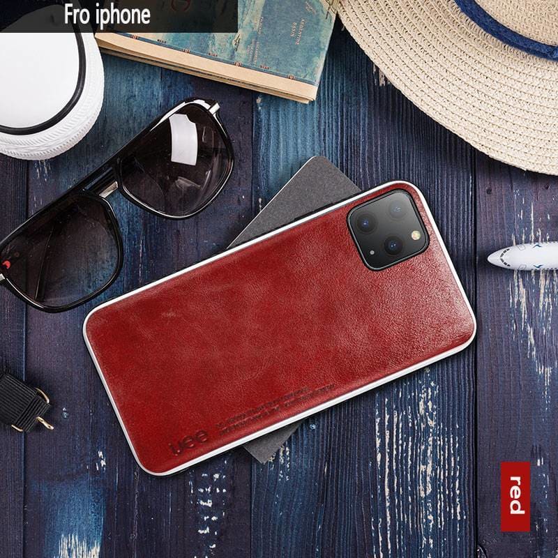 Business Leather iPhone Cases - XR / Black