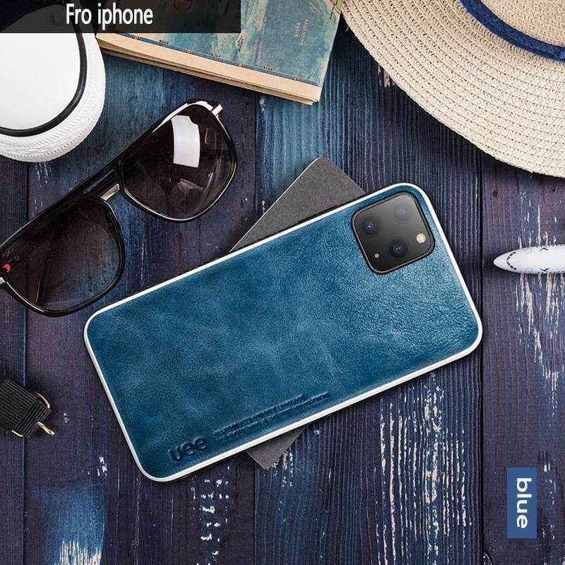 Business Leather iPhone Cases - XS Max / Blue