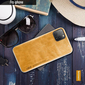 Business Leather iPhone Cases - XS / Red