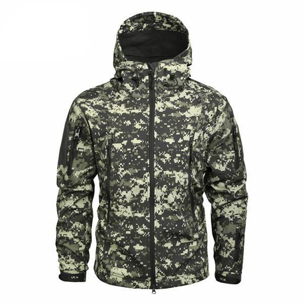 Camouflage Autumn Men’s Jacket - 3 / S