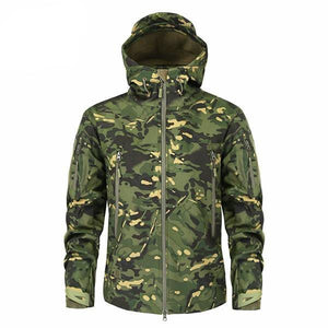 Camouflage Autumn Men’s Jacket - 5 / XXL