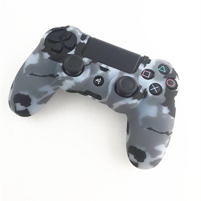 Camouflage Camo Silicone Rubber Soft Case for Sony PS4 