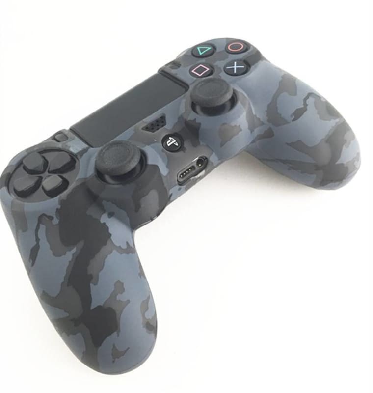 Camouflage Camo Silicone Rubber Soft Case for Sony PS4 