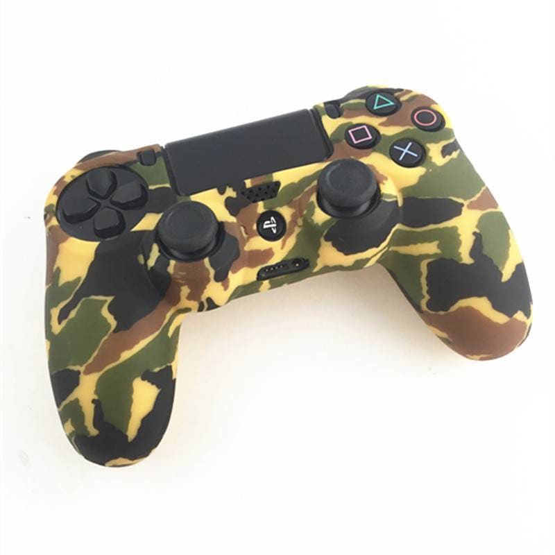 Camouflage Camo Silicone Rubber Soft Case for Sony PS4 
