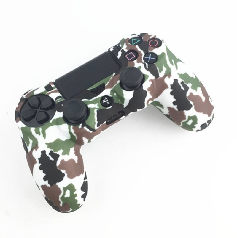 Camouflage Camo Silicone Rubber Soft Case for Sony PS4 
