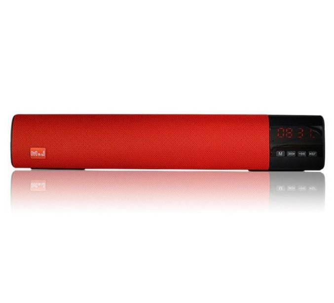 Camouflage Pattern Double Magnetic Sound Bar - Red