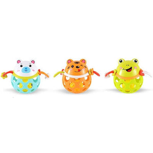 Cartoon Animals Shaped 0-12 Months Baby Rattle Toy - Random 