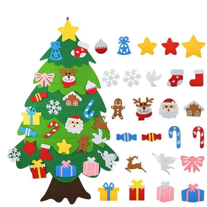 Christmas Tree Decoration for Home - H-25pcs ornaments