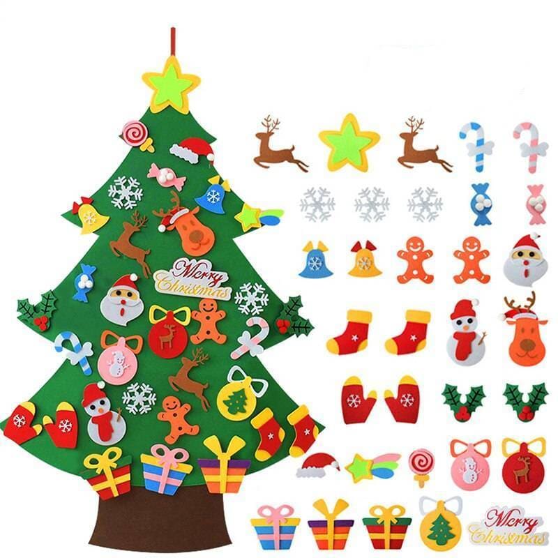 Christmas Tree Decoration for Home - F-33pcs ornaments