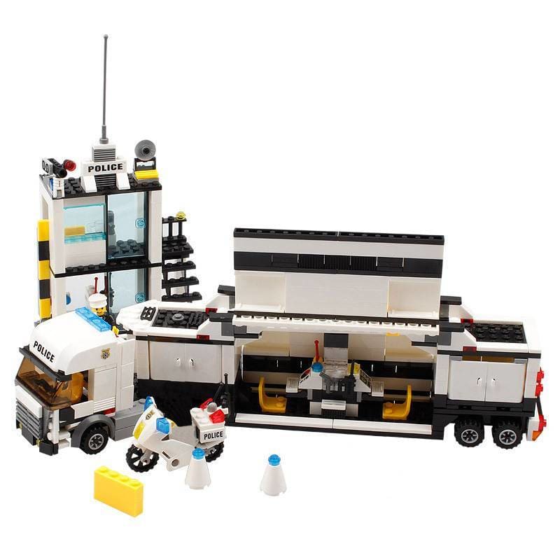City Street Police Station Truck