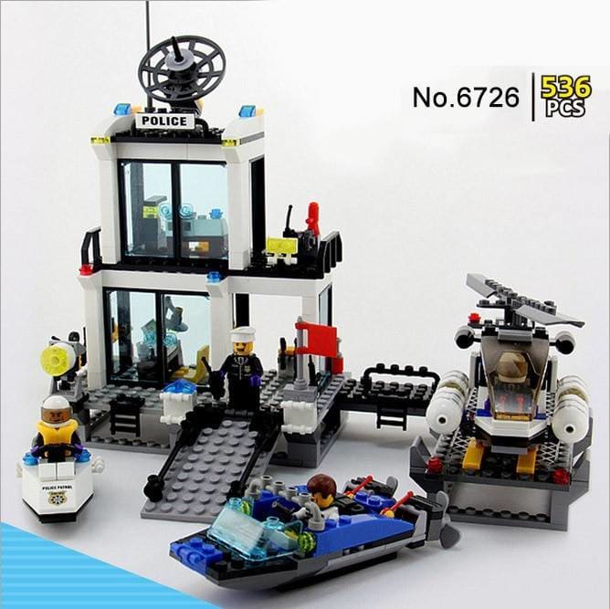 City Street Police Station Truck - 6726 Without Box