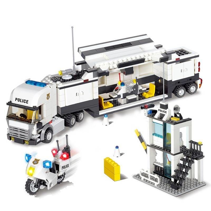 City Street Police Station Truck - 6727 Without Box