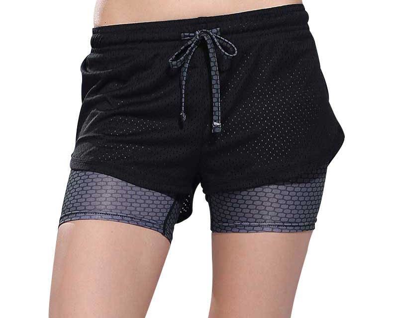 Colorful Women’s Polyester Running Shorts