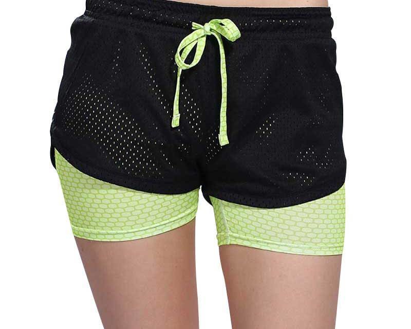Colorful Women’s Polyester Running Shorts