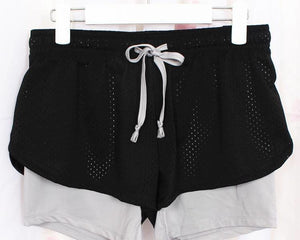 Colorful Women’s Polyester Running Shorts - Grey / M
