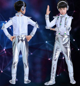 Cosmic Robot Cosplay Costume - girl’s short sleeve / S