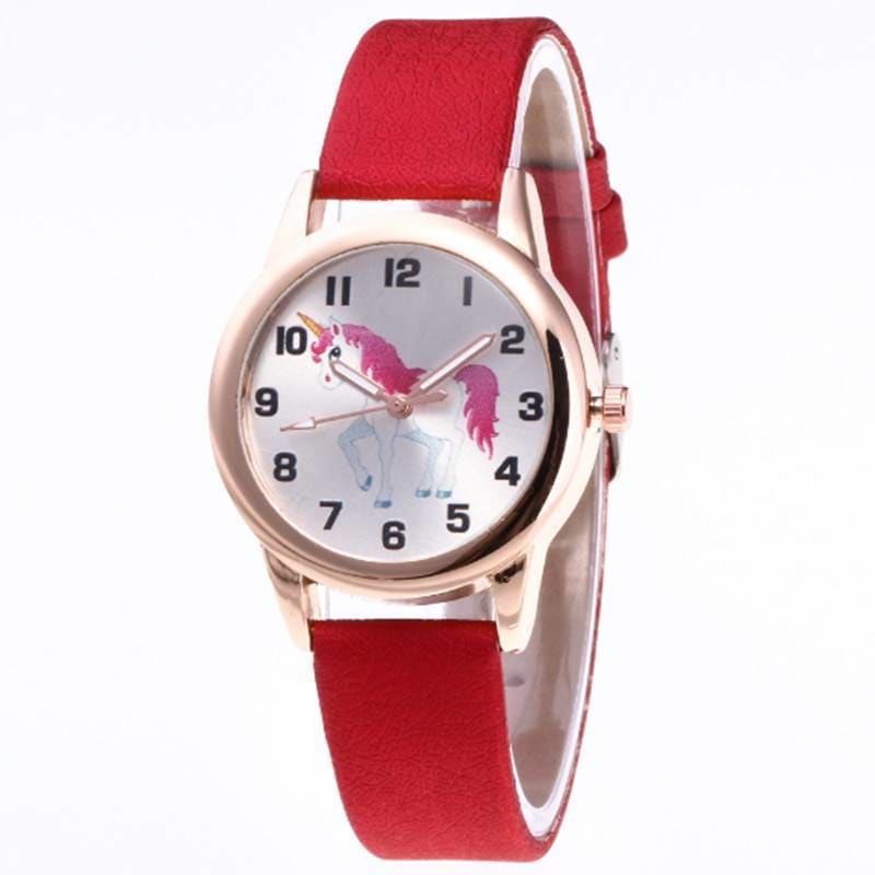 Cute Cartoon Unicorn Patterned Kid’s Watches