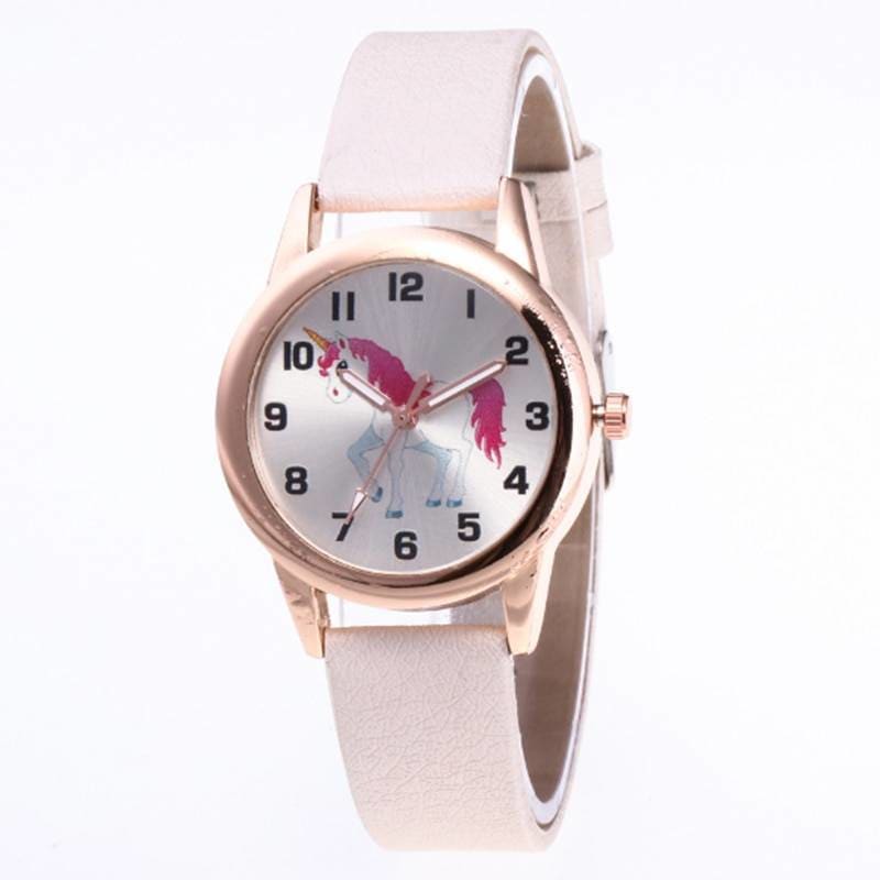 Cute Cartoon Unicorn Patterned Kid’s Watches