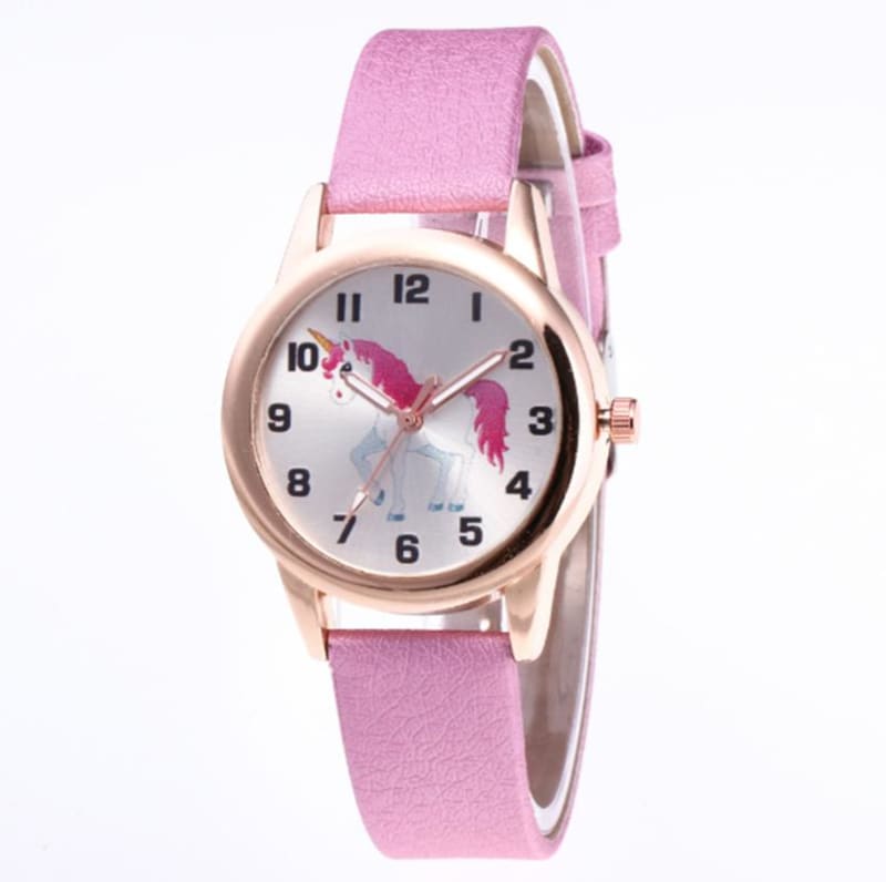 Cute Cartoon Unicorn Patterned Kid’s Watches