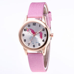 Cute Cartoon Unicorn Patterned Kid’s Watches