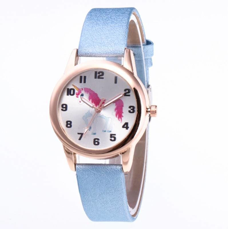 Cute Cartoon Unicorn Patterned Kid’s Watches
