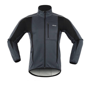 Cycling Jacket Winter Warm Up Thermal Fleece - Camo / L