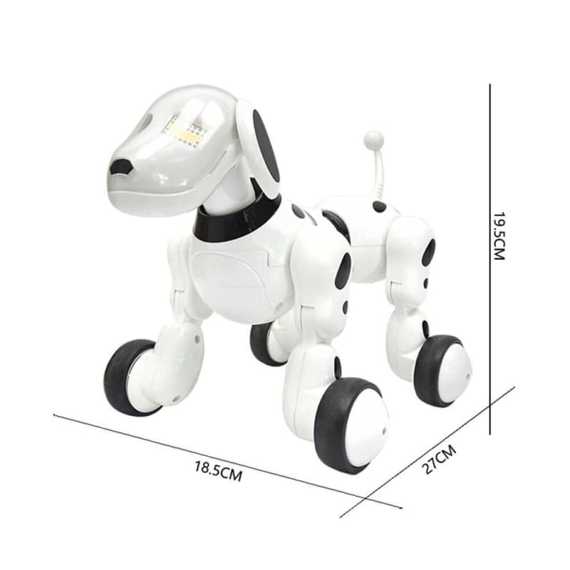 Dog Robot Intelligent Electronic Pet - White