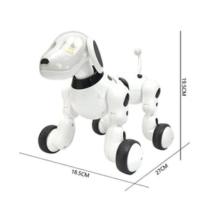 Dog Robot Intelligent Electronic Pet - White