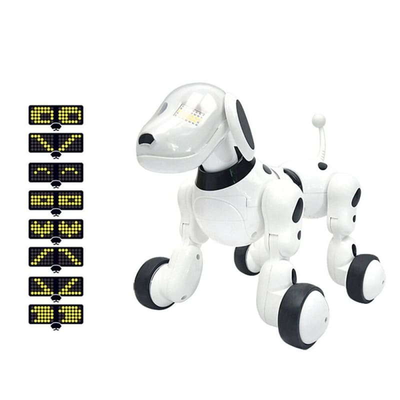 Dog Robot Intelligent Electronic Pet - White