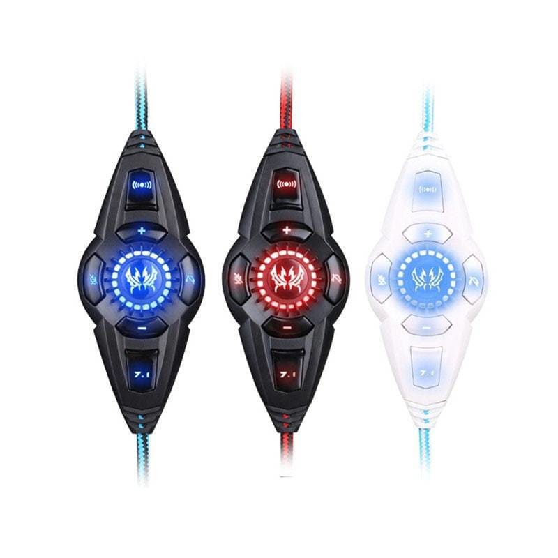 Futuristic Design Vibrating LED Gaming Headset