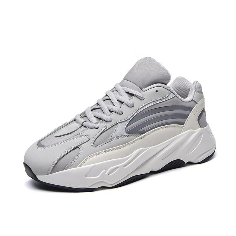 Genuine Leather Fashion Sport Footwear Men - 701 Gray / 7