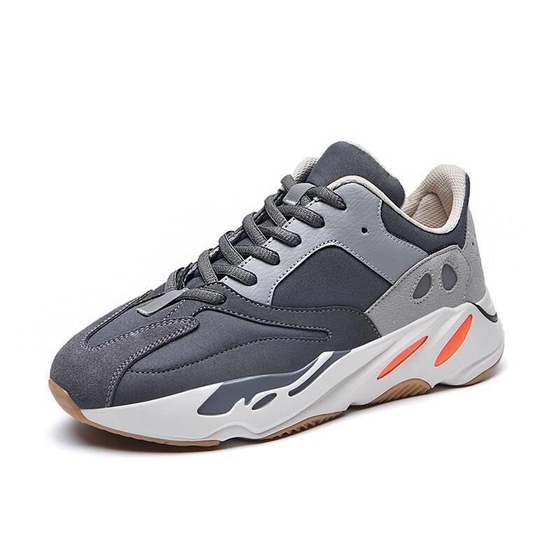 Genuine Leather Fashion Sport Footwear Men - 701 GrayBlue / 