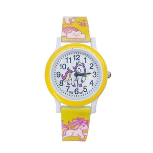 Girl’s Cute Unicorn Printed Dial Quartz Watch