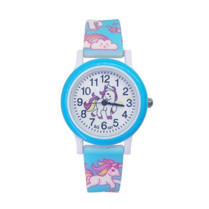 Girl’s Cute Unicorn Printed Dial Quartz Watch