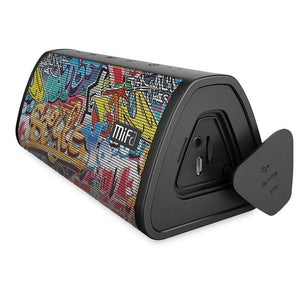 Graffiti Printed Wireless Bluetooth Speaker - Metal