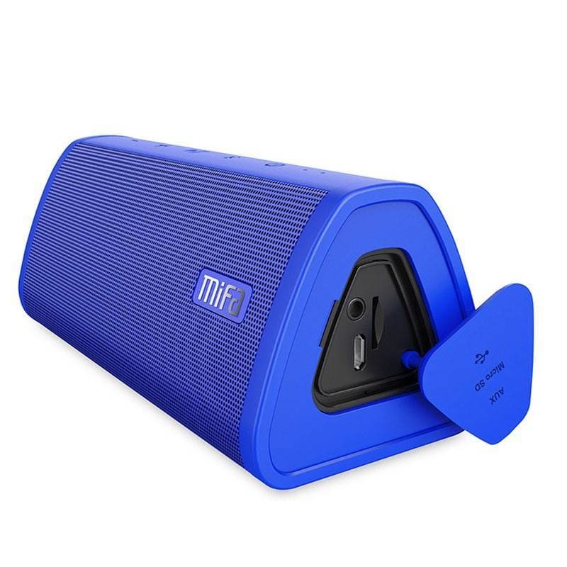 Graffiti Printed Wireless Bluetooth Speaker - Metal / Blue